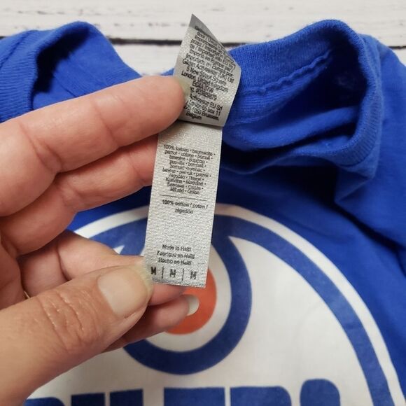 Oilers / McDonald's Employee Game Day Oilers game day Big Mac shirt - Picture 9 of 12